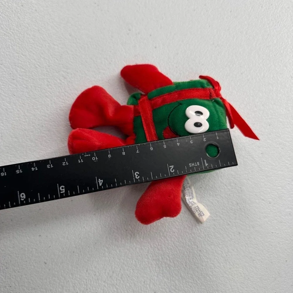 Vintage Dandee Christmas Plush Bear Ty Jingles Gift Set Ornament 5